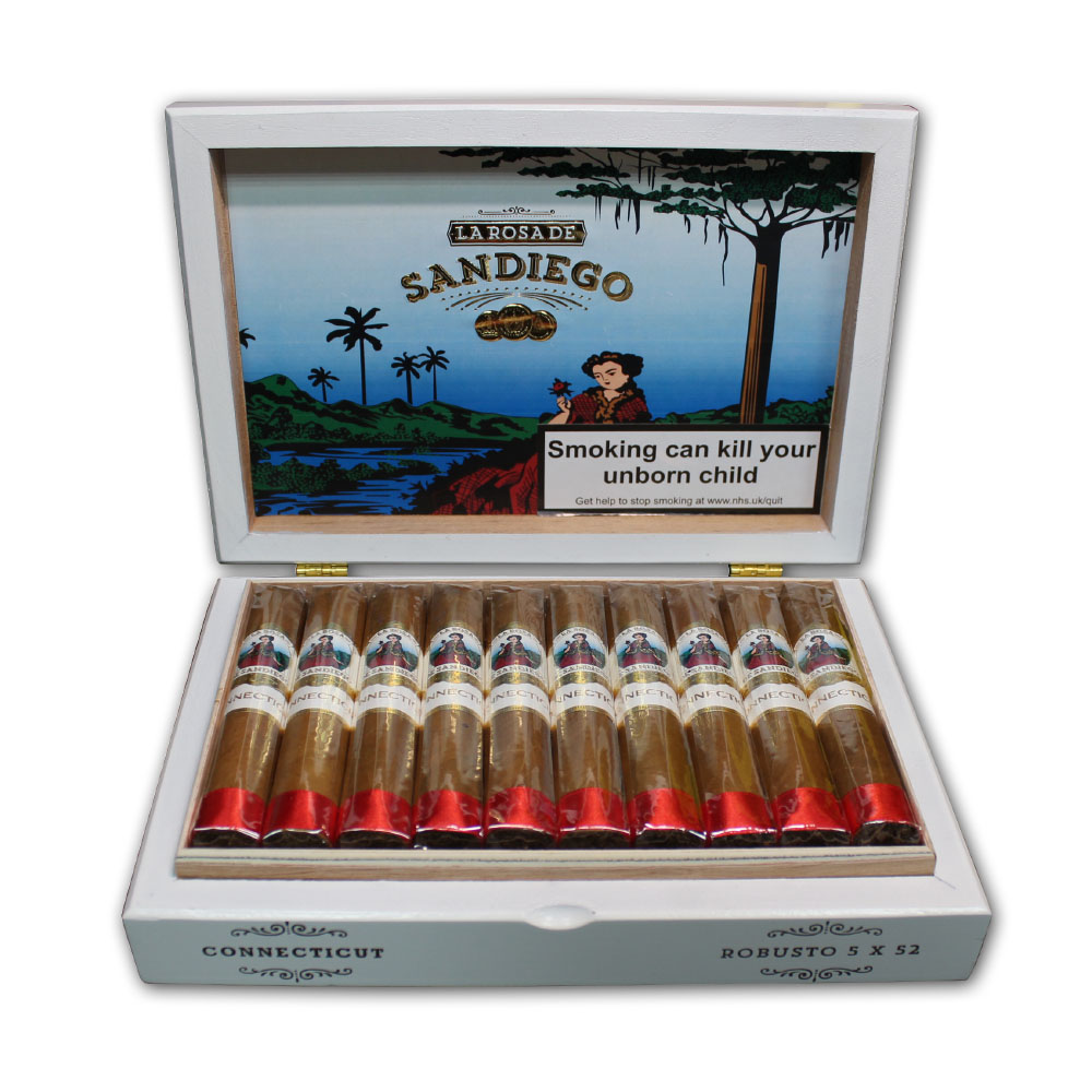 La Rosa de Sandiego Connecticut Robusto Cigar - Box of 20